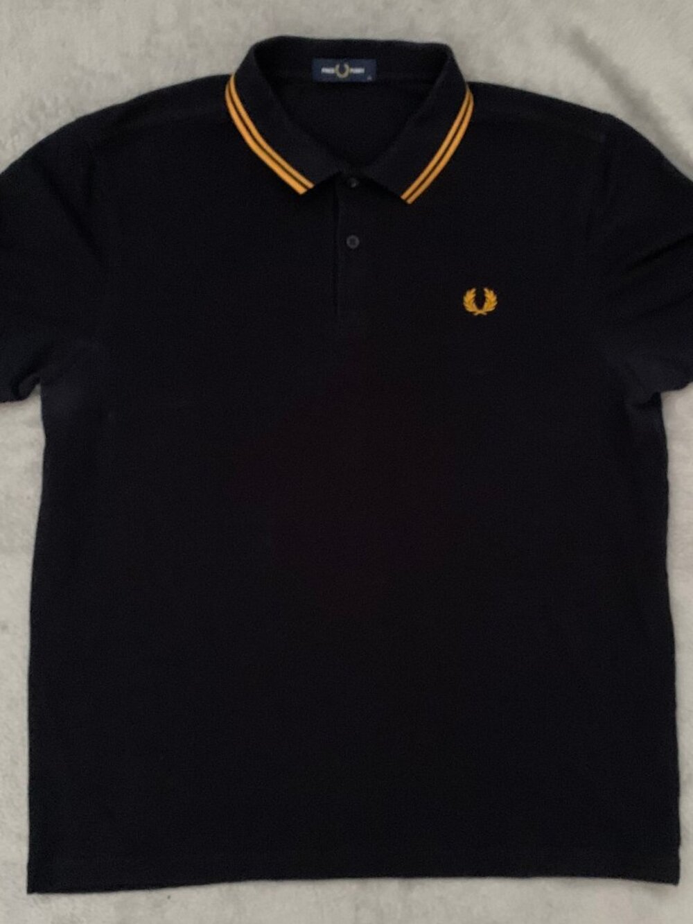 Navy Blue Fred Perry Polo M3600. XL. Authentic Fred Perry.